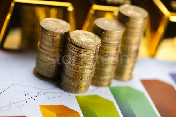 Money, coins background Stock photo © JanPietruszka