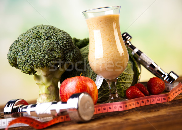 Fitness Cocktail, healthy and fresh Stock photo © JanPietruszka