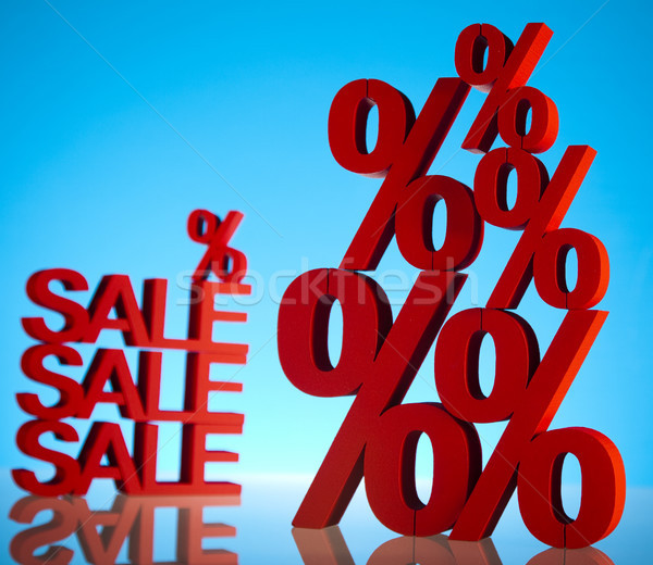 Sale background with percent Stock photo © JanPietruszka