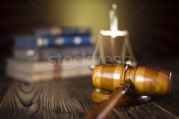 Fából készült kalapács igazság jogi ügyvéd bíró Stock fotó © JanPietruszka