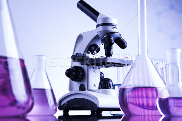 Zdjęcia stock: Mikroskopem · medycznych · laboratorium · badań · eksperyment · edukacji