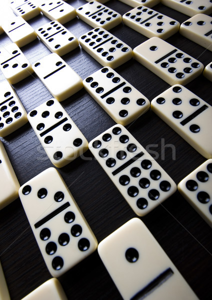 Domino gioco luminoso colorato sfondo squadra Foto d'archivio © JanPietruszka