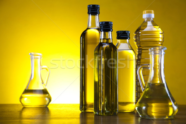  Fresh olives, olive oil  Stock photo © JanPietruszka