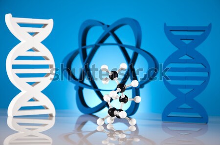 Dna moleculen chemie formule water ontwerp Stockfoto © JanPietruszka