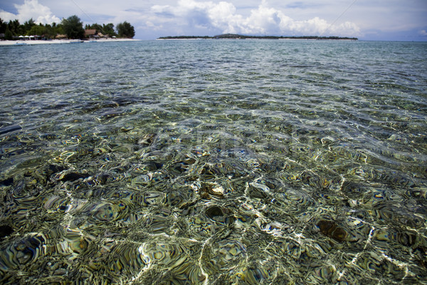 Tropical island of Gili Air, Indonesia Stock photo © JanPietruszka