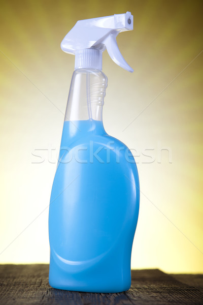 Temizlik çalışmak ev şişe hizmet Stok fotoğraf © JanPietruszka