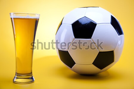 Beer collection, football Stock photo © JanPietruszka