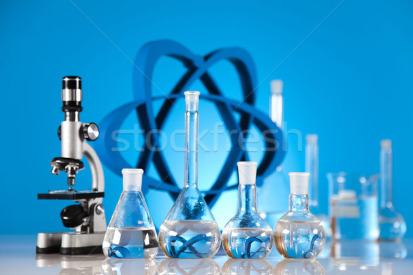 Zdjęcia stock: Laboratorium · szkła · chemia · nauki · wzoru · muzyka