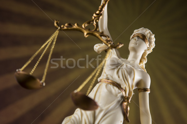 Antique statue of justice, law Stock photo © JanPietruszka