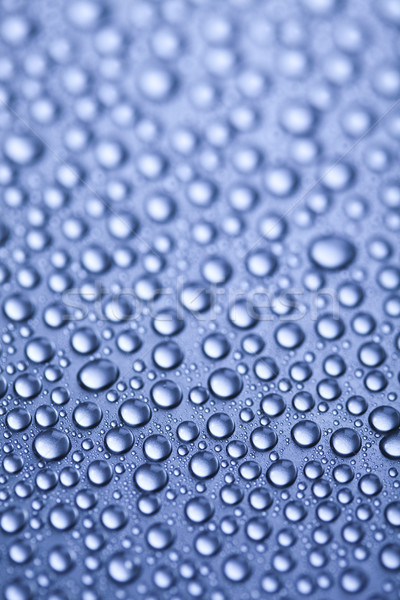 Albastru picătură de apă apă textură nor bule Imagine de stoc © JanPietruszka