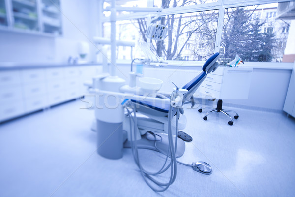 Tandheelkundige kliniek arts medische technologie ziekenhuis Stockfoto © JanPietruszka