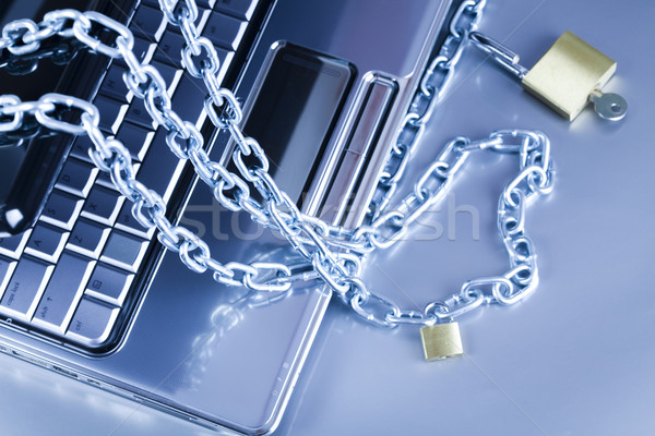 Network security conception, modern network symbols concept Stock photo © JanPietruszka