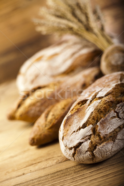 Traditional bread, natural colorful tone Stock photo © JanPietruszka