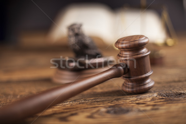 Ley juez martillo justicia martillo Foto stock © JanPietruszka