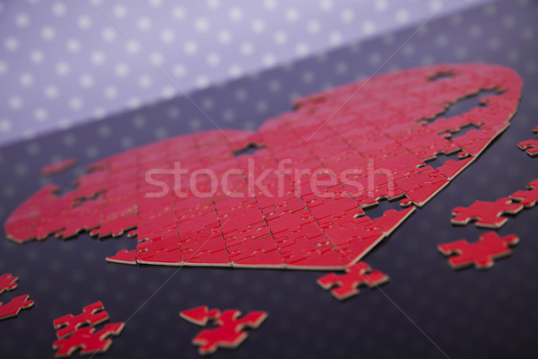 Heart background, Happy Valentine's Day Stock photo © JanPietruszka
