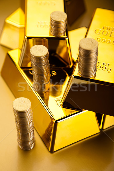 Altın finansal para Metal banka pazar Stok fotoğraf © JanPietruszka