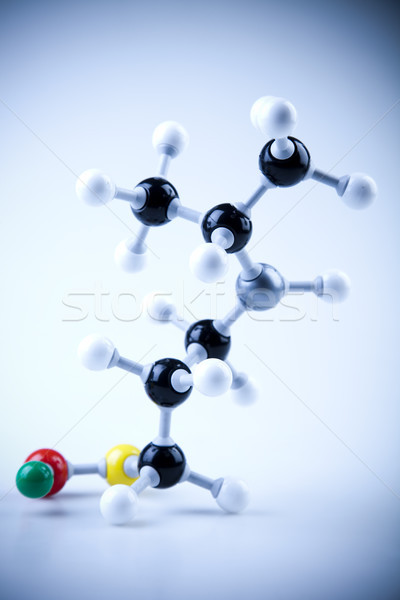 Moleculair laboratorium glas ontwerp achtergrond teken Stockfoto © JanPietruszka