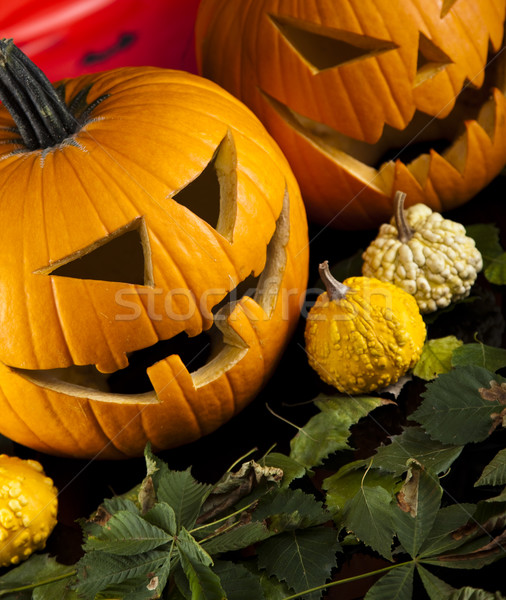 Pumpkins for Halloween  Stock photo © JanPietruszka