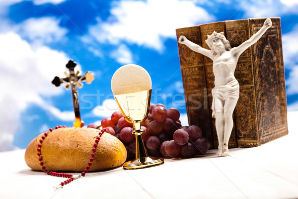 Simbol crestinism religie luminos carte Isus Imagine de stoc © JanPietruszka