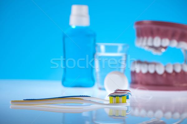 Dental health care objects  Stock photo © JanPietruszka