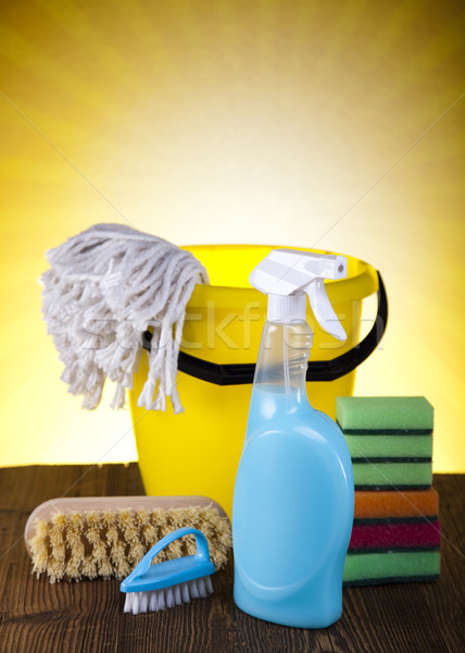 Haus Reinigung Produkt Arbeit home Flasche Stock foto © JanPietruszka