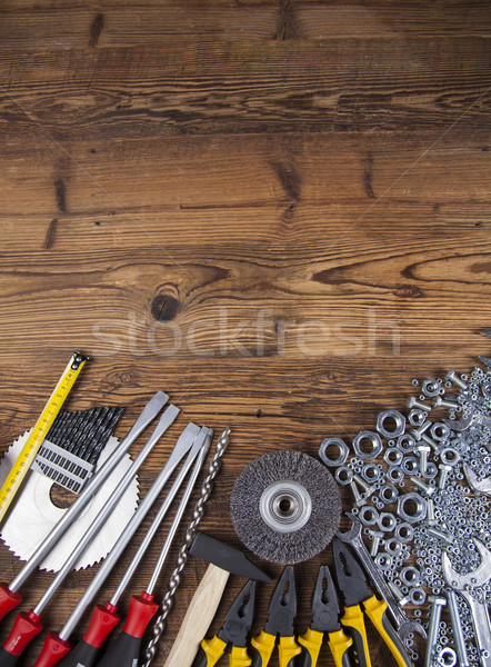 Différent outils bois main travaux Photo stock © JanPietruszka