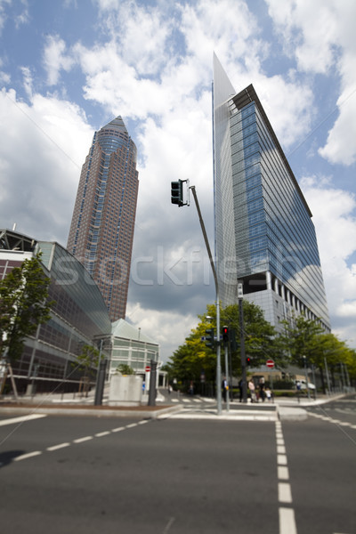 Bürogebäude natürlichen farbenreich Stadt Bau Wand Stock foto © JanPietruszka