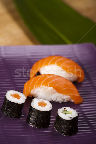 Collection of sushi  Stock photo © JanPietruszka