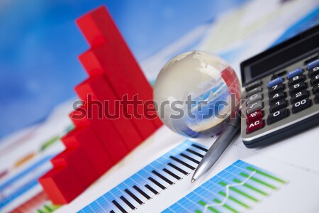 Prozentsatz Ermäßigung farbenreich Zeichen rot Finanzierung Stock foto © JanPietruszka