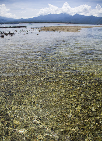 Stock photo: Sea and coastlines of Gili Air, Indonesia