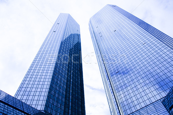 Cidade naturalismo colorido escritório construção parede Foto stock © JanPietruszka