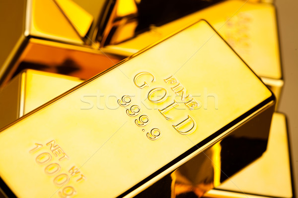 Finance Concept, coins and gold Stock photo © JanPietruszka