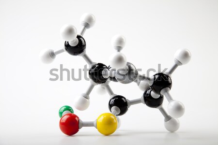 Molecular Modeling, atom, bright modern chemical concept Stock photo © JanPietruszka