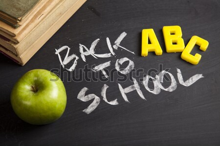 Back to school, colorful bright concept of education Stock photo © JanPietruszka