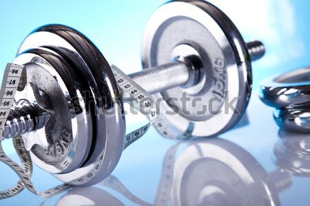 Fitness, dumbell   Stock photo © JanPietruszka