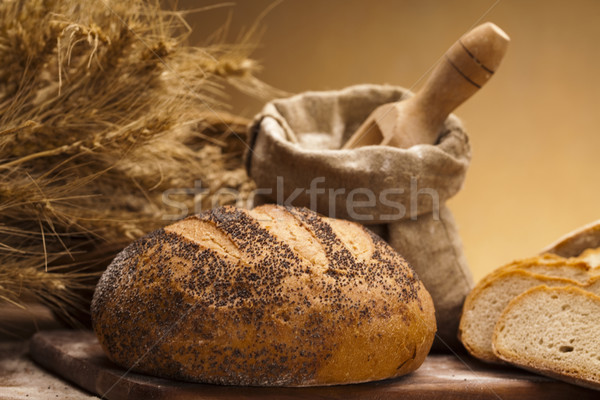 Stok fotoğraf: Ekmek · geleneksel · gıda · arka · plan