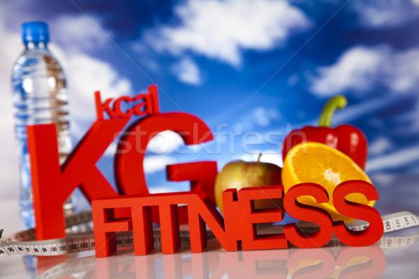 Calorico sport dieta alimentare fitness frutta Foto d'archivio © JanPietruszka