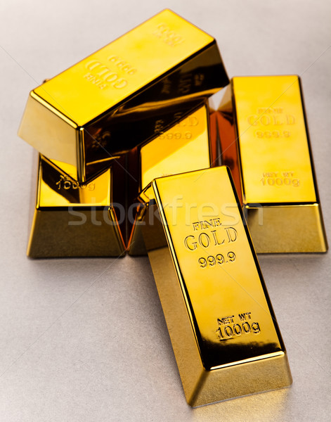 Gold and money, ambient financial concept Stock photo © JanPietruszka