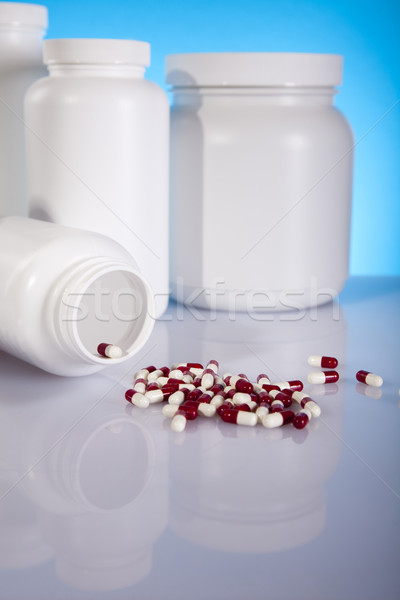 Stock photo: Body building, supplements 