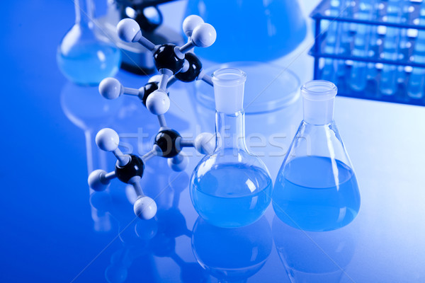Laboratory glassware equipment Stock photo © JanPietruszka