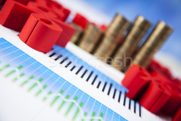 Satış yüzde imzalamak doğal renkli kırmızı Stok fotoğraf © JanPietruszka