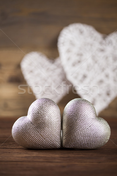 Heart background, Happy Valentine's Day Stock photo © JanPietruszka