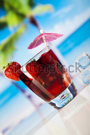  Alcohol drinks set  Stock photo © JanPietruszka