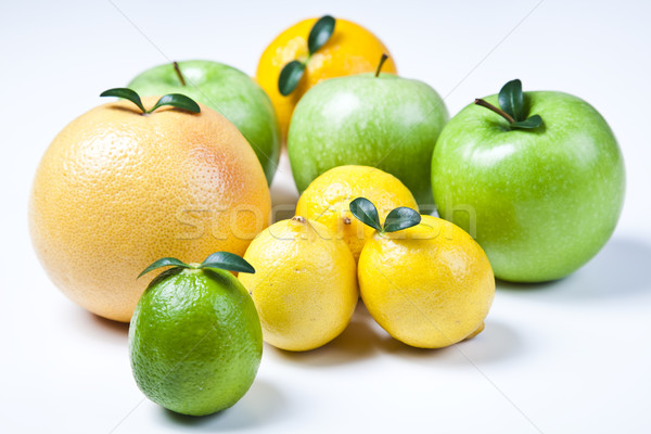 Mélange de fruits lumineuses coloré nature fruits santé [[stock_photo]] © JanPietruszka