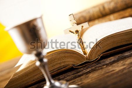 Holy of communion, bright background, saturated concept Stock photo © JanPietruszka