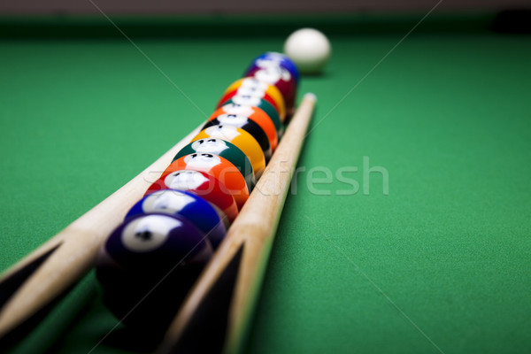 Foto d'archivio: Snooker · giocatore · colori · naturale · sport