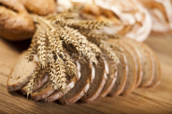 Baked traditional bread, natural colorful tone Stock photo © JanPietruszka