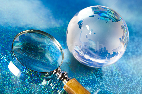 商业照片: 放大镜 · 地球 · 地图 · 世界 · 地球 · 非洲