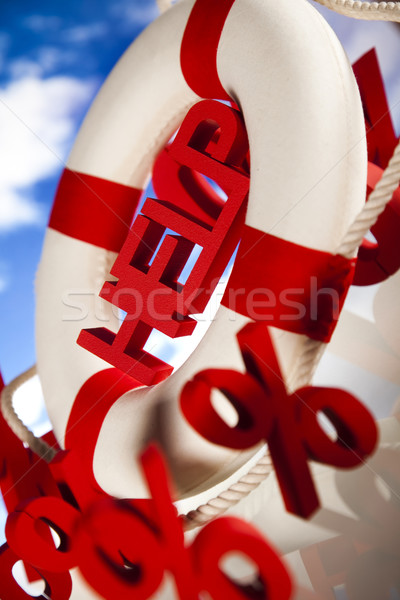 ヘルプ 危機 お金 矢印 サポート 保険 ストックフォト © JanPietruszka