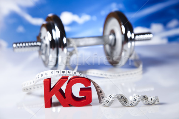 Gewichtsverlust Fitness Gesundheit Muskel Fett frischen Stock foto © JanPietruszka